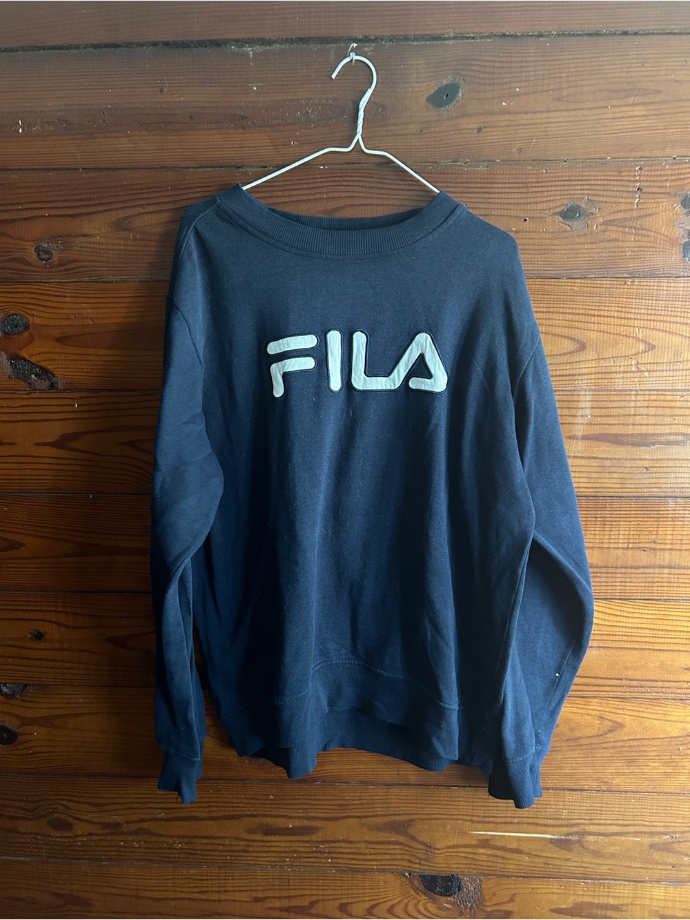 90s Vintage Blue Fila Pullover